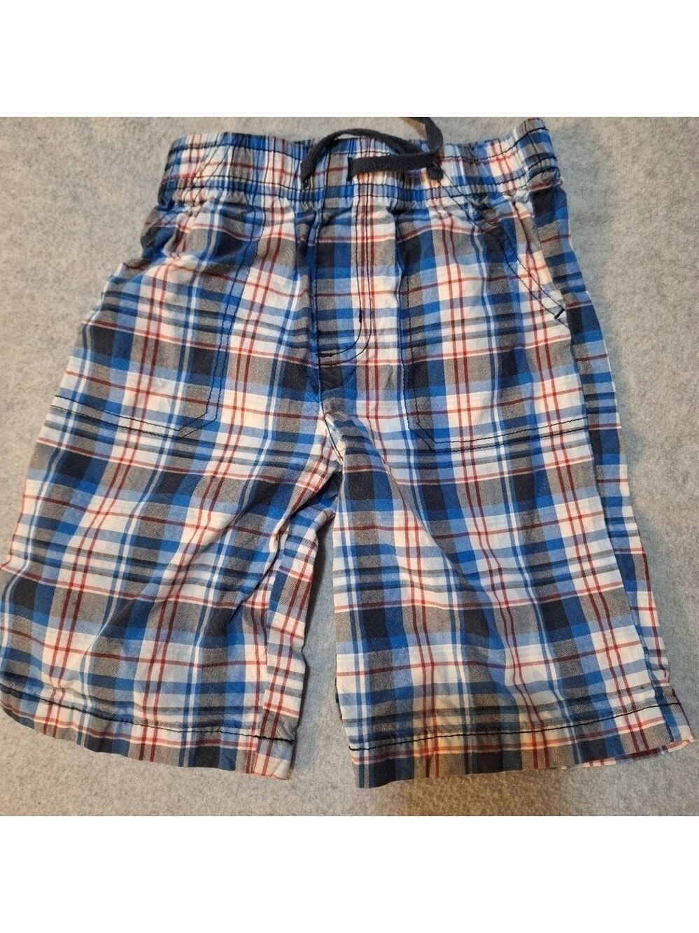 Koala Kids Blue Red Plaid Shorts Size 5T